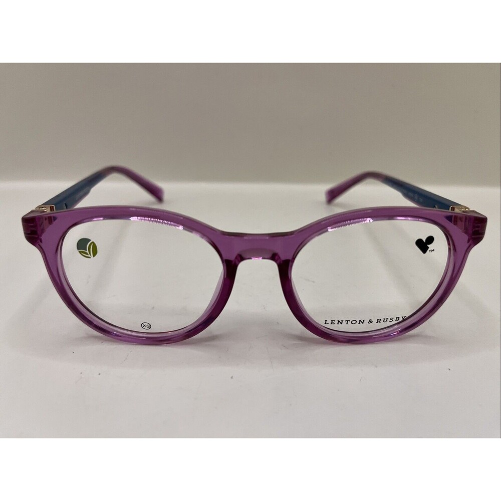 Lenton & Rusby Eyeglasses LRK3500 532 Lilac Crystal  Demo Lens Pink 47-16-135
